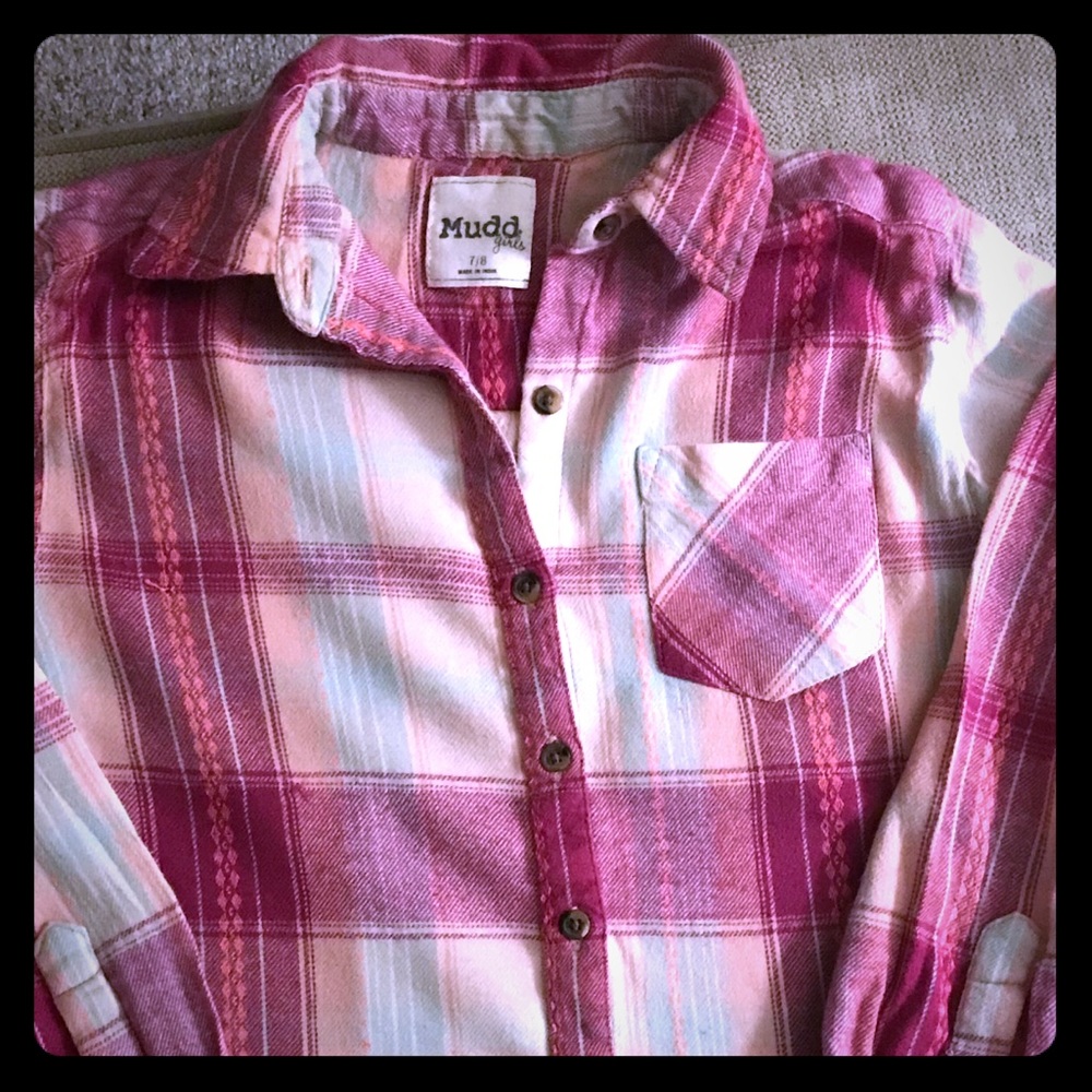 MUDD girl’s flannel